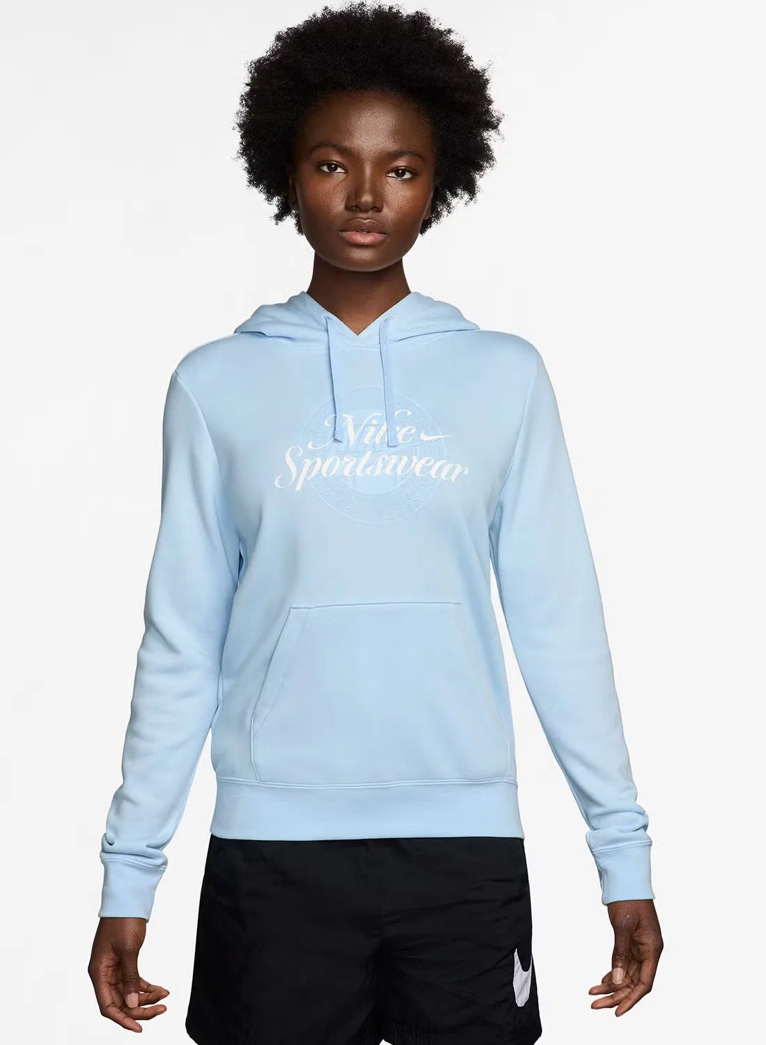 Худи с графическим принтом Nsw Club Fleece Nike, синий