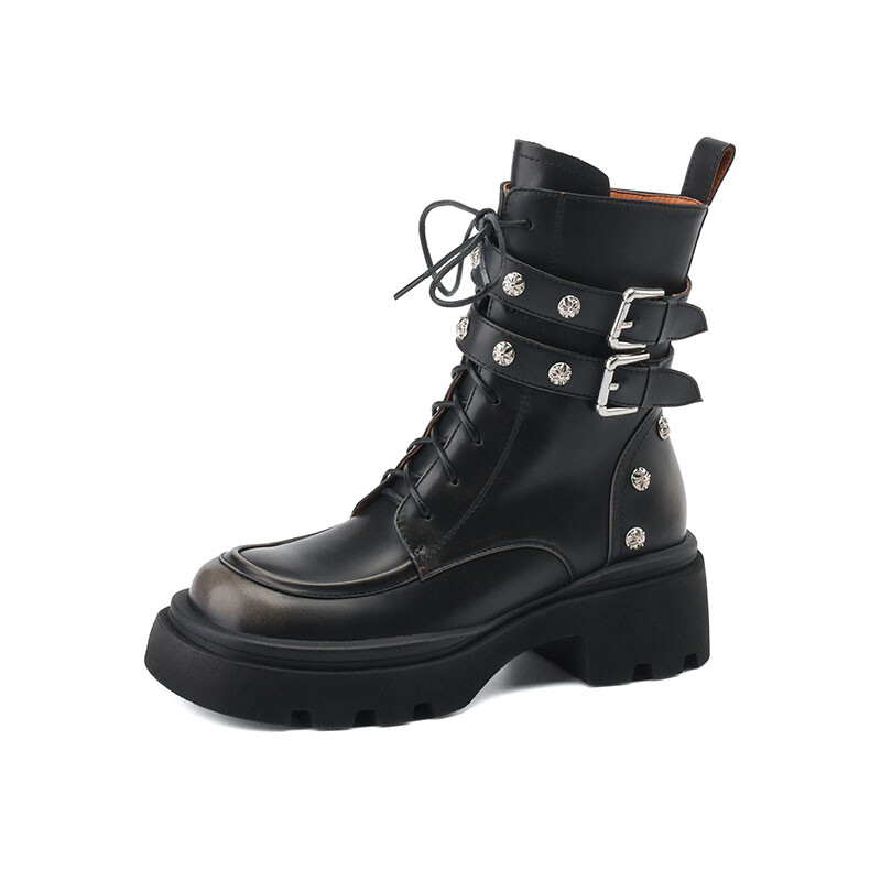 

Ботинки Martin Boot женские Raphael Sona, цвет Black Fleece-lined