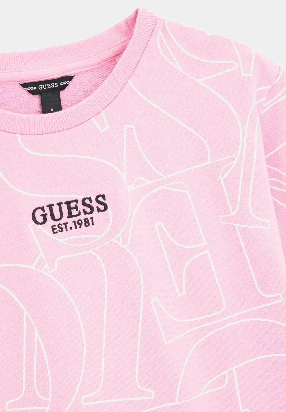 Платье с принтом по всей поверхности - повседневное платье Guess, Rose — фото 3