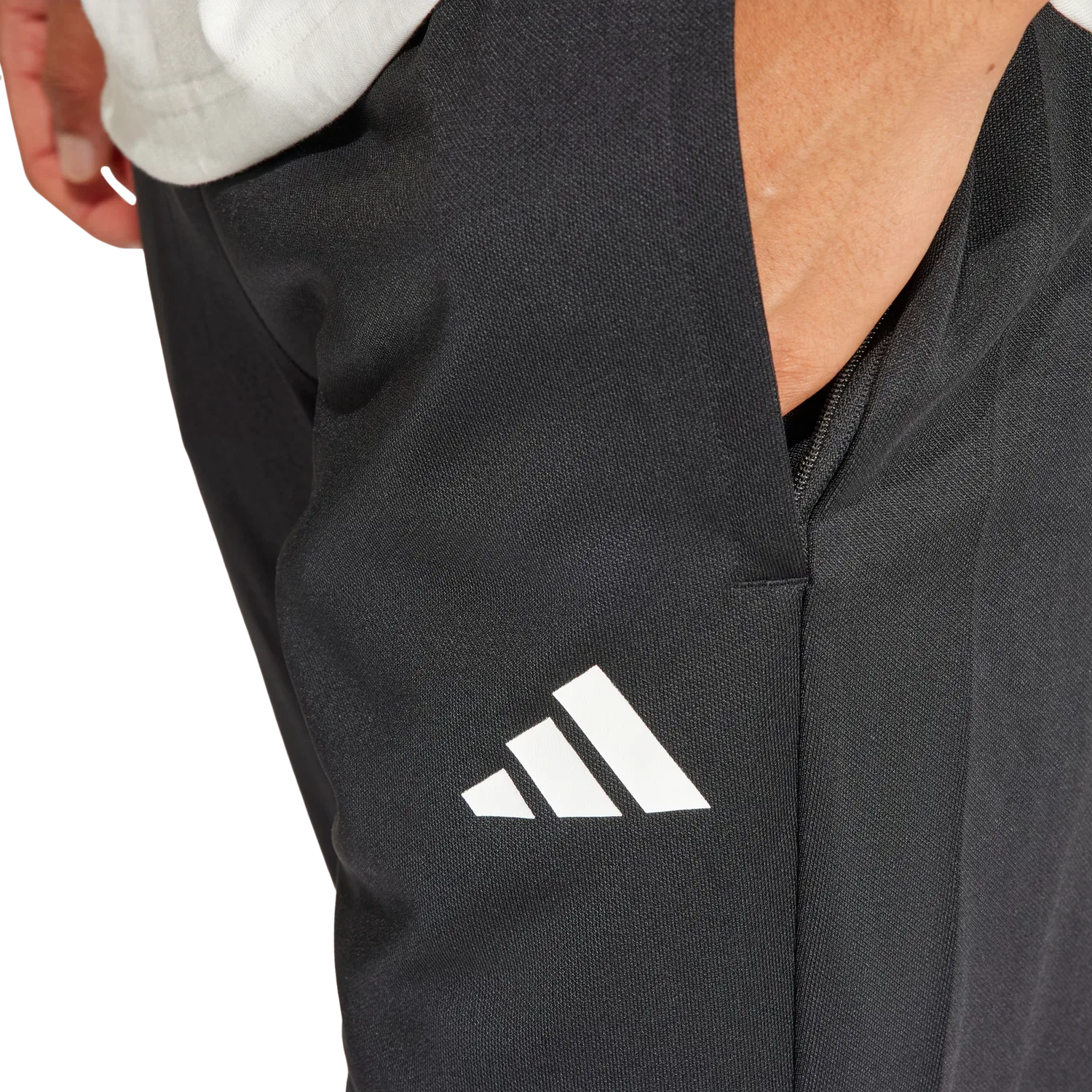 Мужские спортивные штаны свободного кроя Adidas, черный — фото 3
