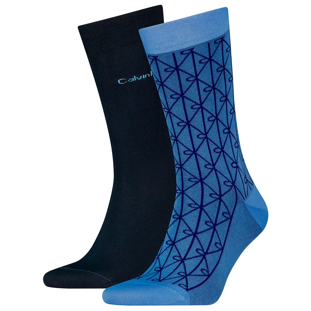 Мужские носки с мерсеризованным хлопком Calvin klein, Blue