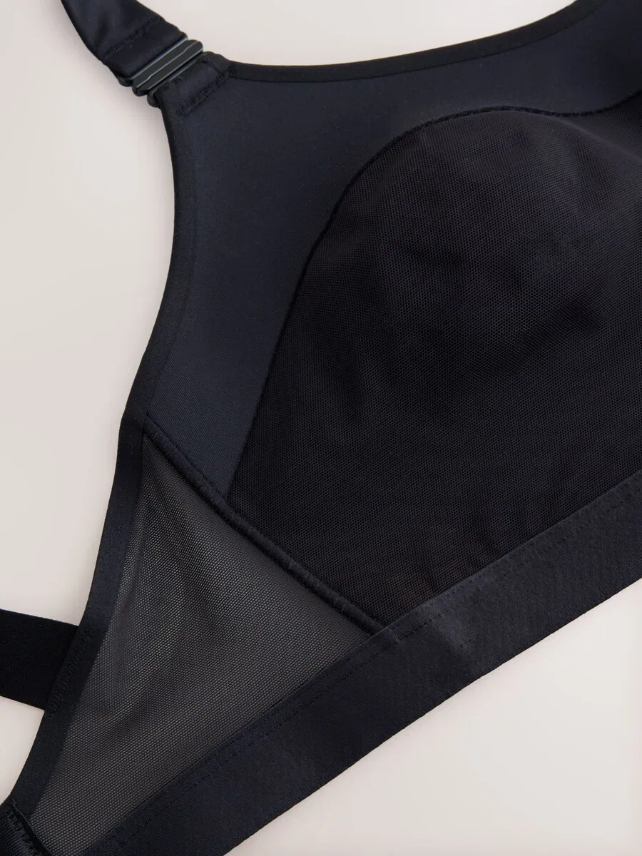 Спортивный бюстгальтер Next Bralette 'Zero Bounce' черного цвета — фото 4