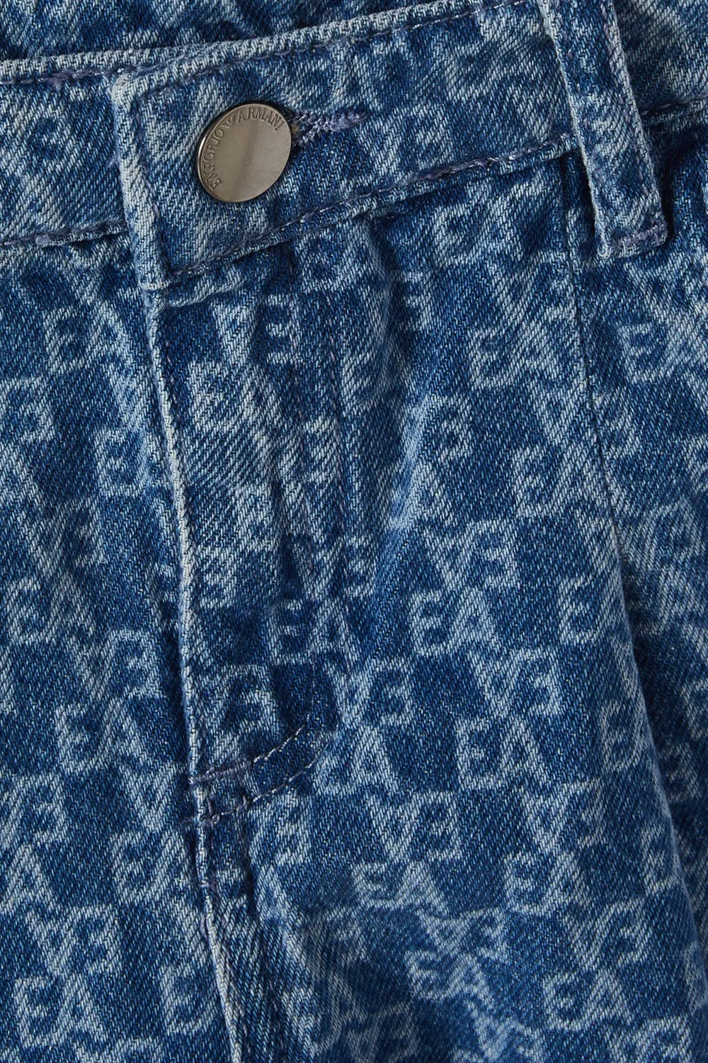 Джинсы хлопковые Logo Denim Emporio Armani — фото 3