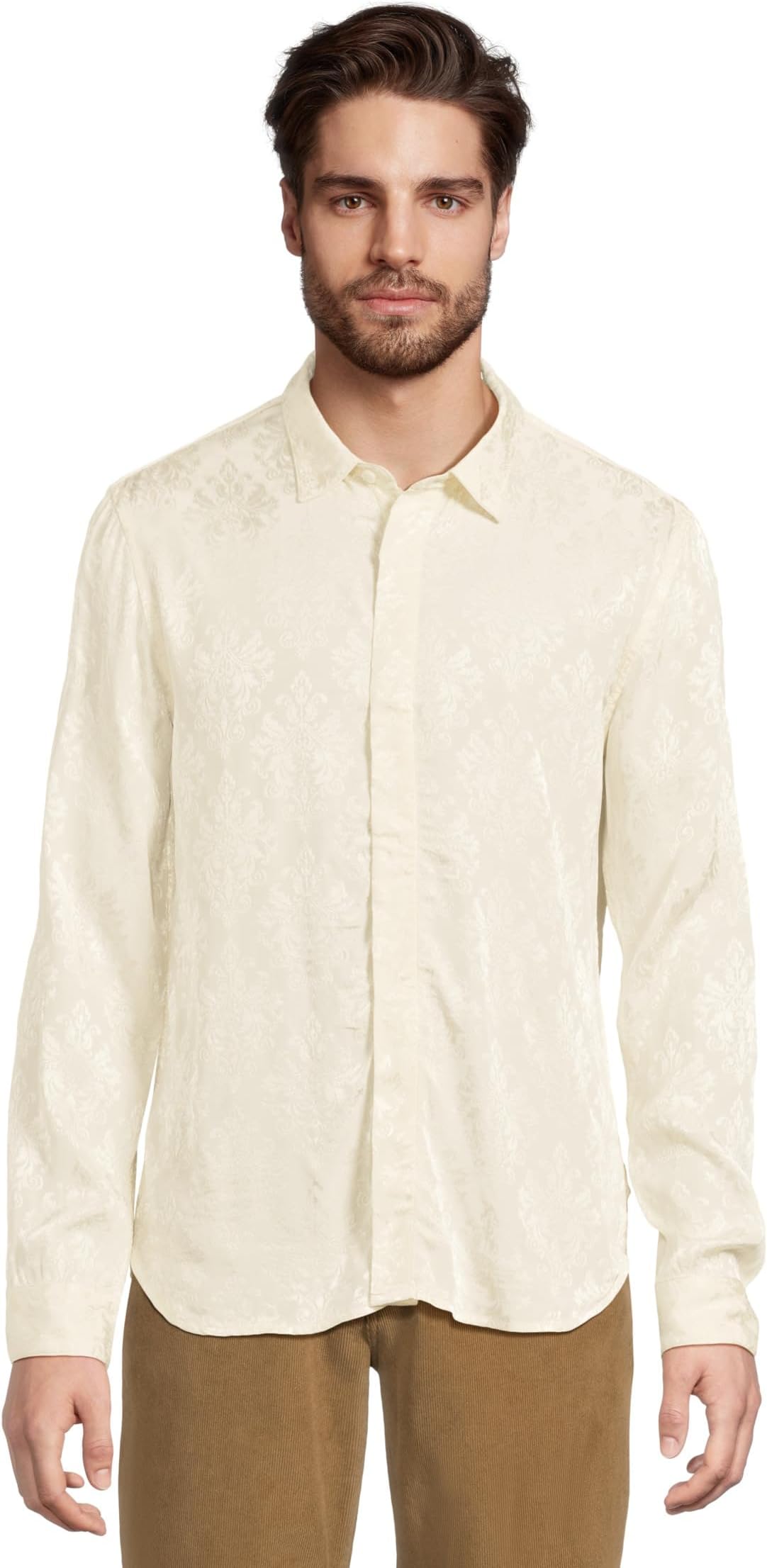 

Рубашка John Varvatos Rodney Long Sleeve Shirt W673R24, белый