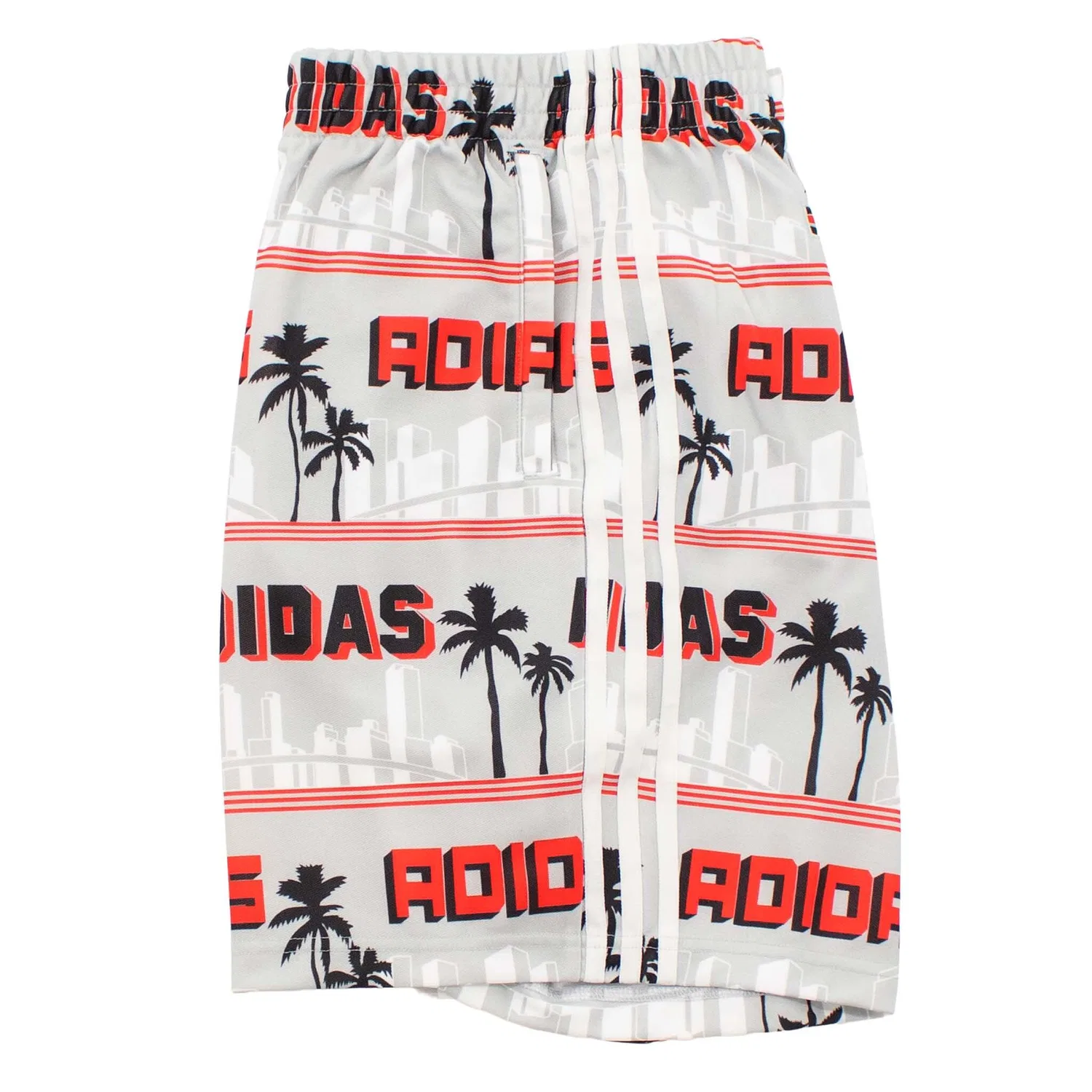 Мужские шорты с принтом Nigo La Palm Adidas, Grau — фото 3