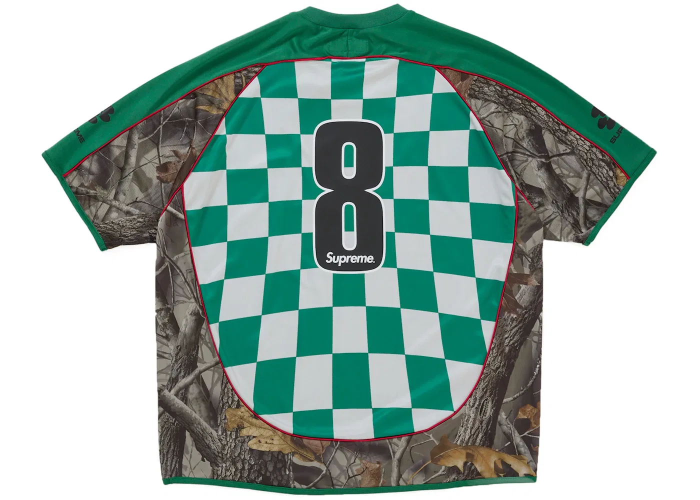 Мужская футболка с шахматным принтом Jersey Supreme, Green — фото 2