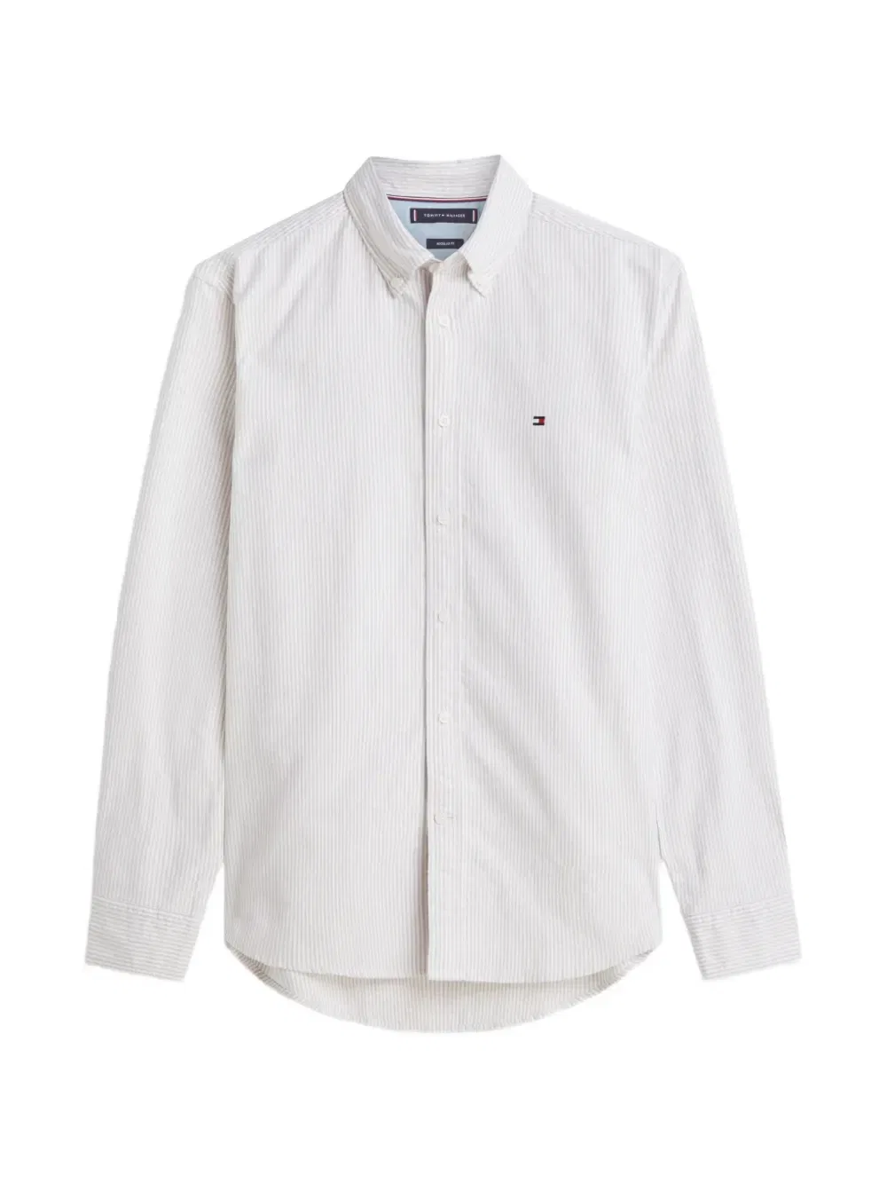 Рубашка Heritage Oxford в полоску Tommy Hilfiger, белый