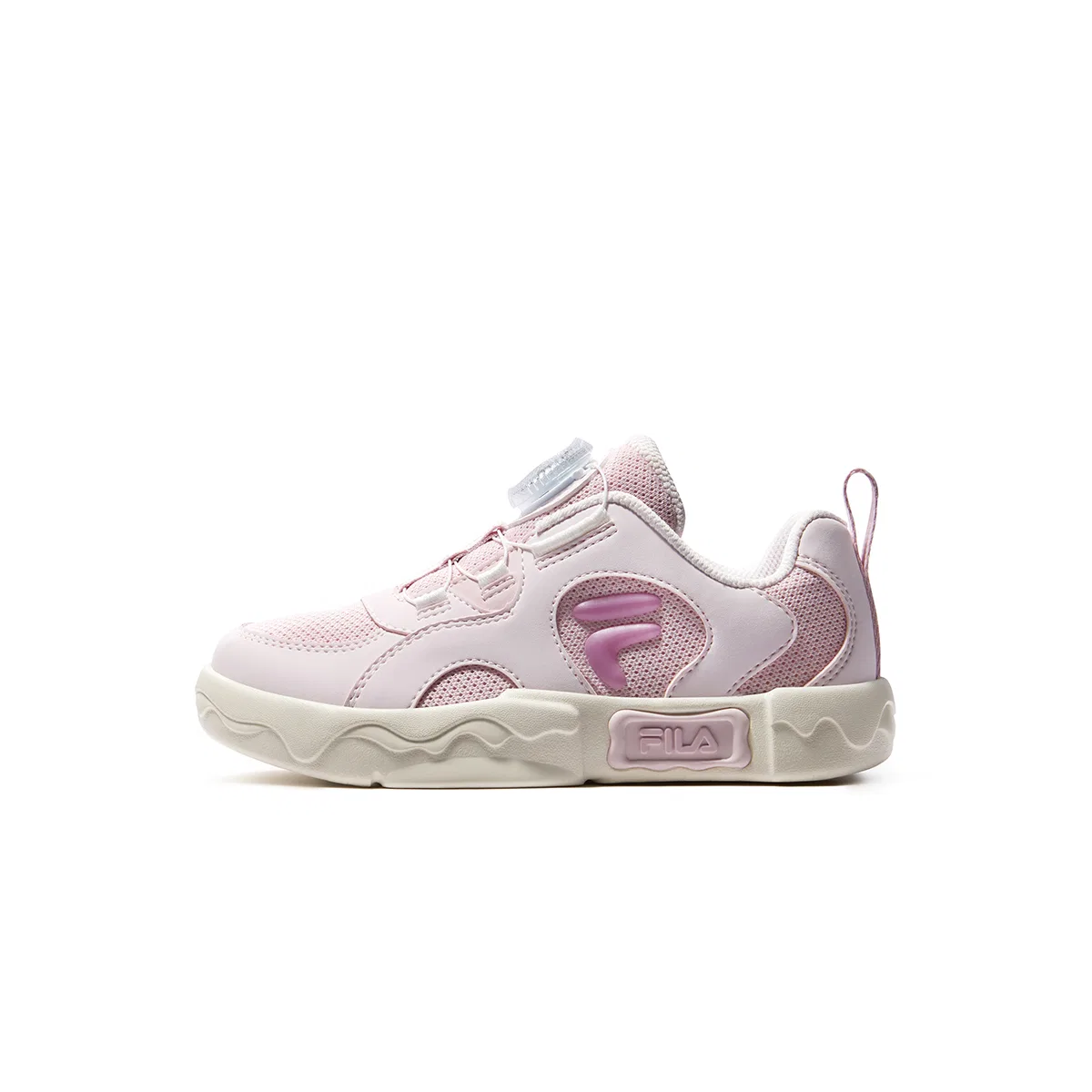Детские кроссовки для скейтбординга с принтом FILA KIDS, Lilac Pink/Calcite Powder