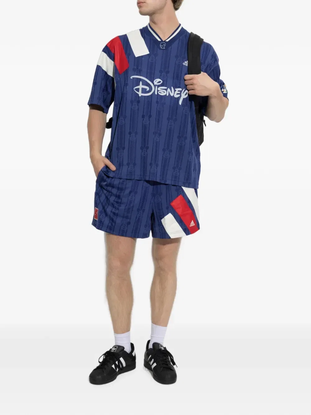 Шорты X Disney x Brain Dead Adidas, синий — фото 2