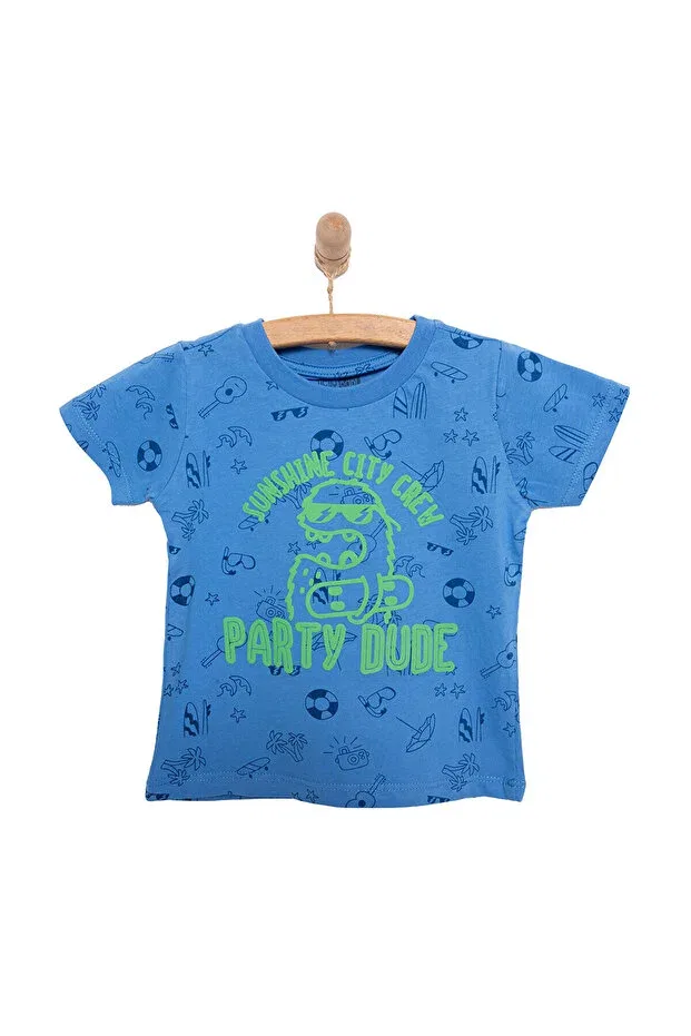 Детская футболка с принтом для мальчиков HelloBaby Ebebek Hello Baby, Patterned — фото 3