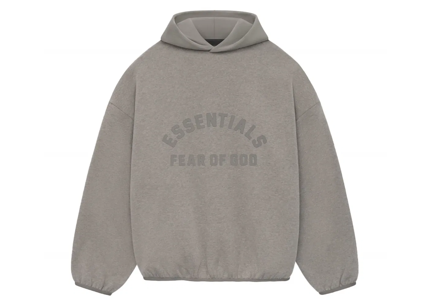 Мужская худи из нейлона с флисом Core Collection Fear of God, Heather Grey/Dust