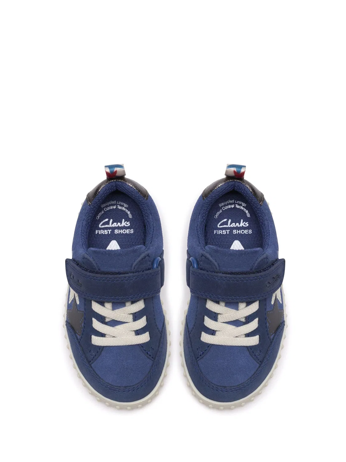 Кроссовки кожаные Cove Go Clarks, синий — фото 4