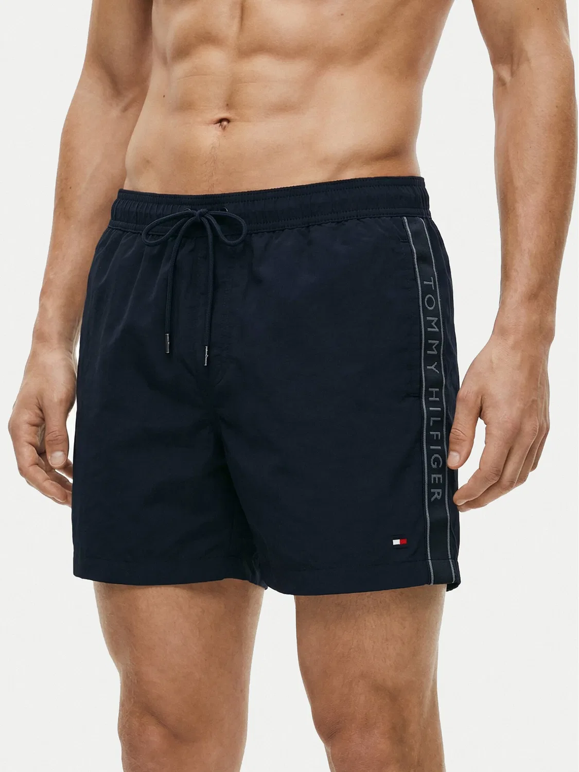 Мужские плавки-шорты стандартного кроя Tommy Hilfiger, темно-синий