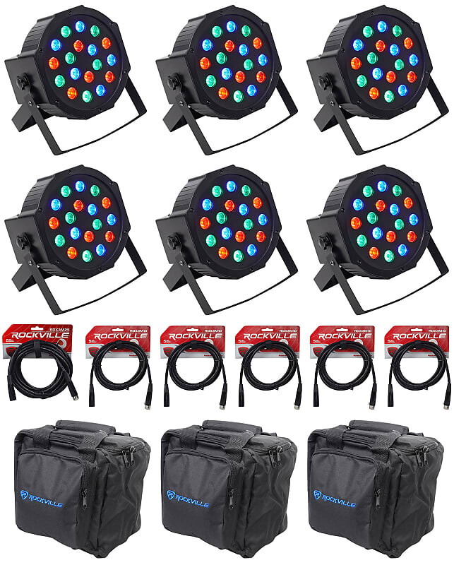

Прожектор Rockville RockPAR50 LED RGB Par Can DJ