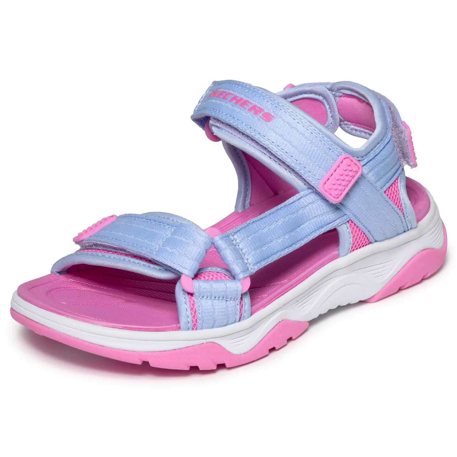 Детские сандалии с тройной липучкой Skechers, Violet