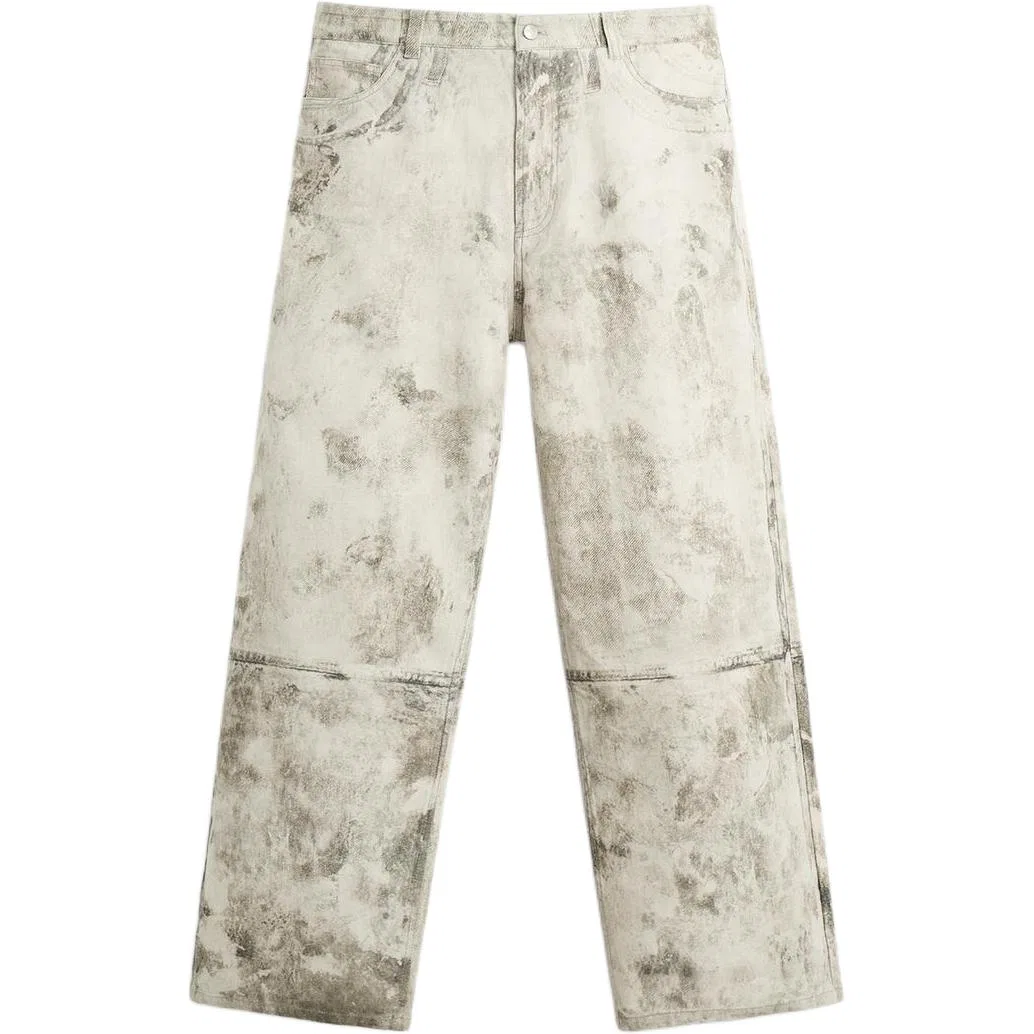 Мужские джинсы прямого кроя Khaki ZARA, Khaki