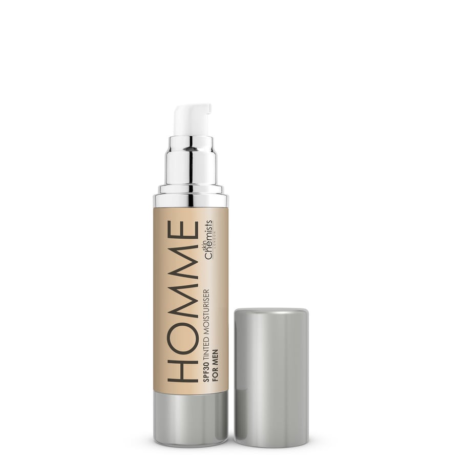 

skinChemists, Увлажняющий крем с SPF30 в оттенке Light, 50 мл