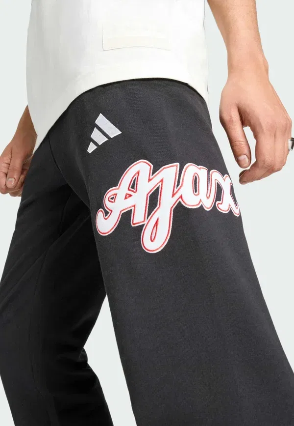 Брюки Ajax Amsterdam US - клубная одежда Adidas Performance, черный — фото 4
