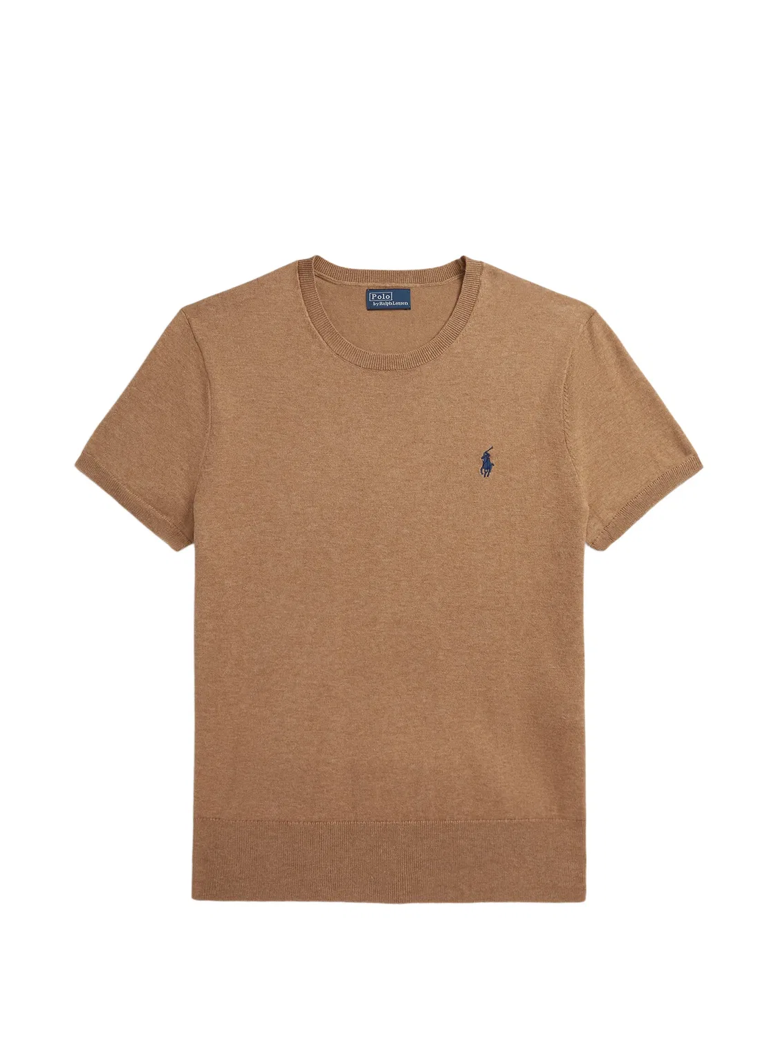 Футболка коричневого цвета Polo Ralph Lauren, коричневый
