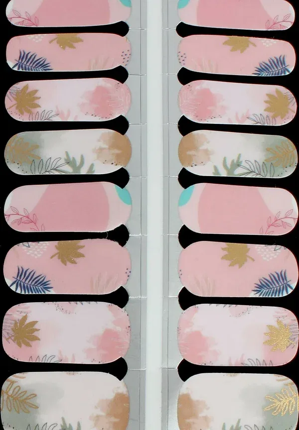 Наклейки для ногтей 12 г Laued nail stickers flower mood summer sun Vargu
