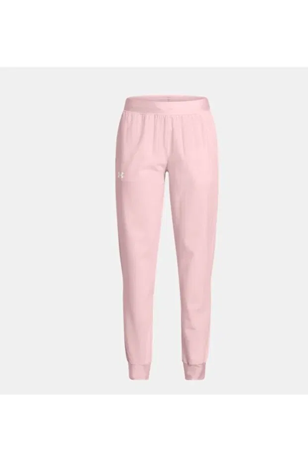 Детские спортивные брюки для девочек зауженные Under Armour, Pink