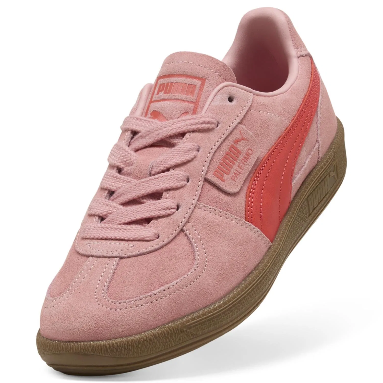 Детские кроссовки для мальчиков с кожаным верхом Palermo PUMA, Rosy Outlook — фото 4