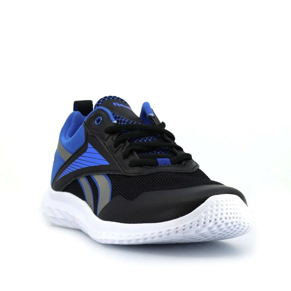 Детские кроссовки для мальчиков с шнуровкой Rush Runner 5 Reebok, Black Burgundy Floral — фото 3