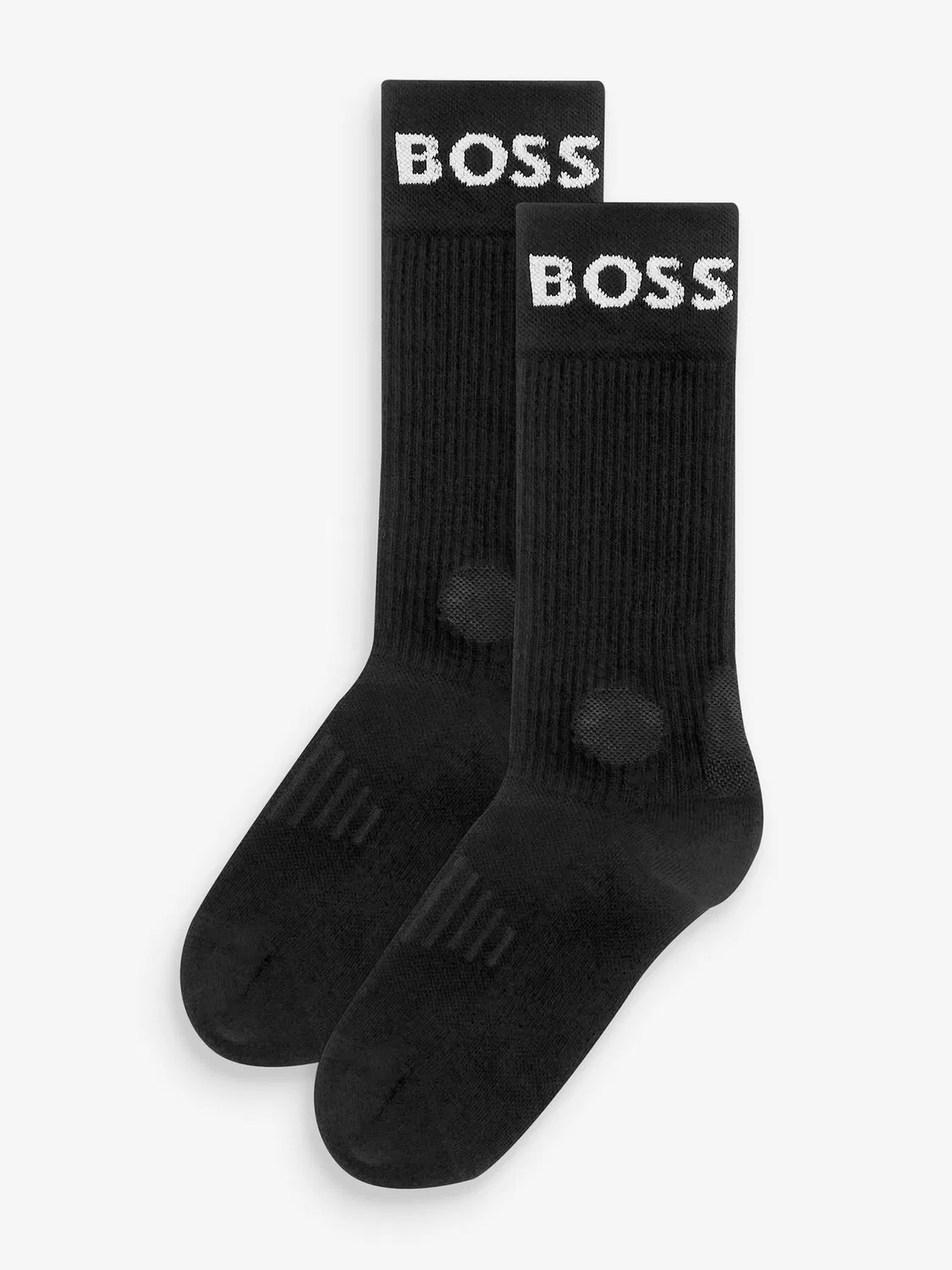 Носки, средней длины, 2 пары BOSS, черный