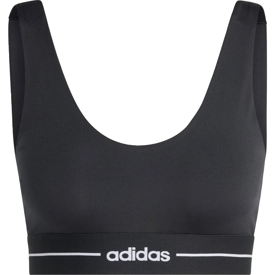 Спортивный бюстгальтер Hyperglam Light Support Bra adidas, Черный — фото 3