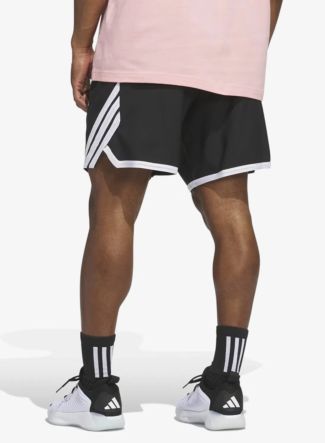 Шорты баскетбольные с технологией Climacool Crazy Lite Adidas, черный — фото 2