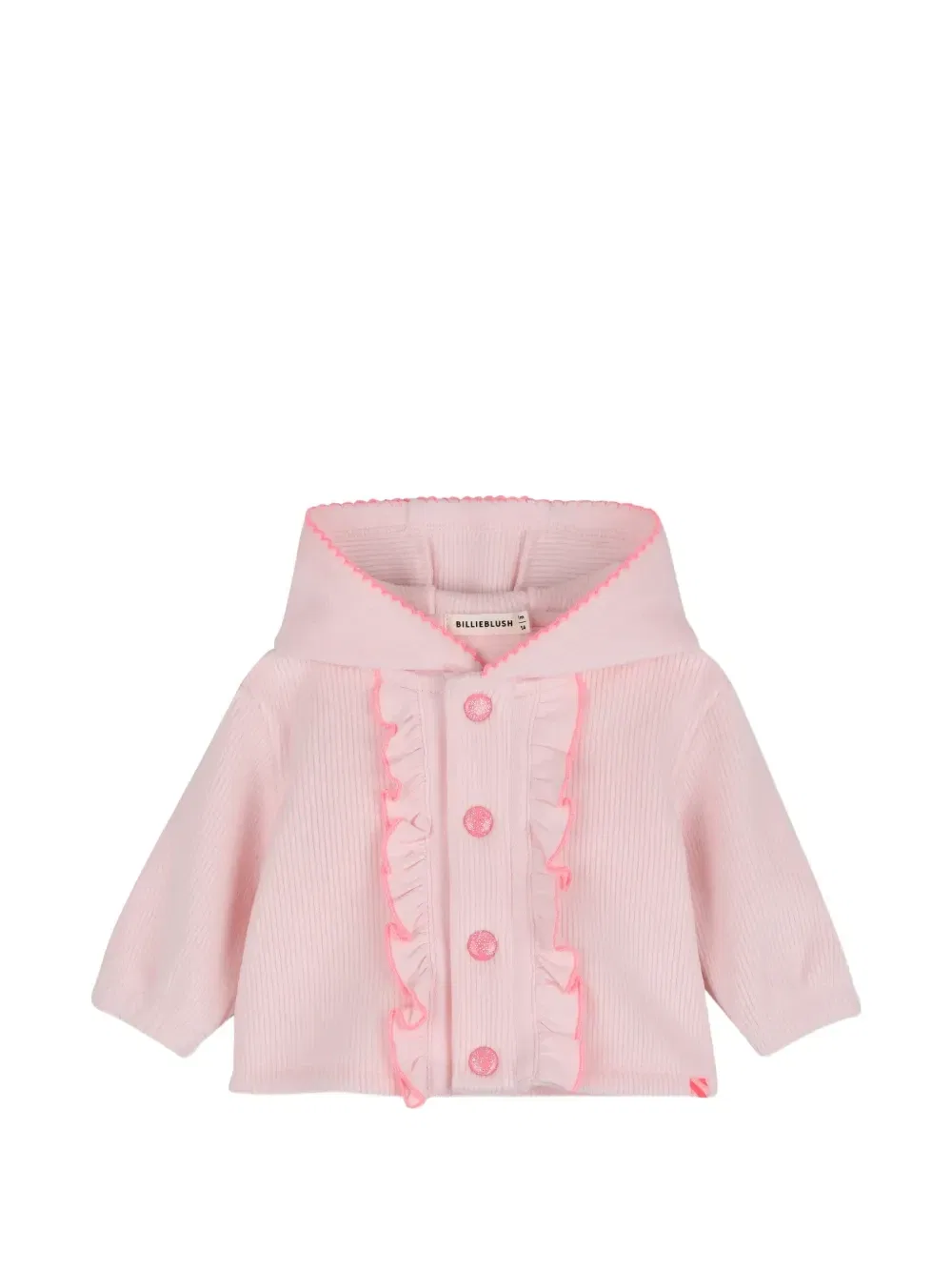 Комплект из кардигана и брюк с оборками Billieblush, розовый — фото 3
