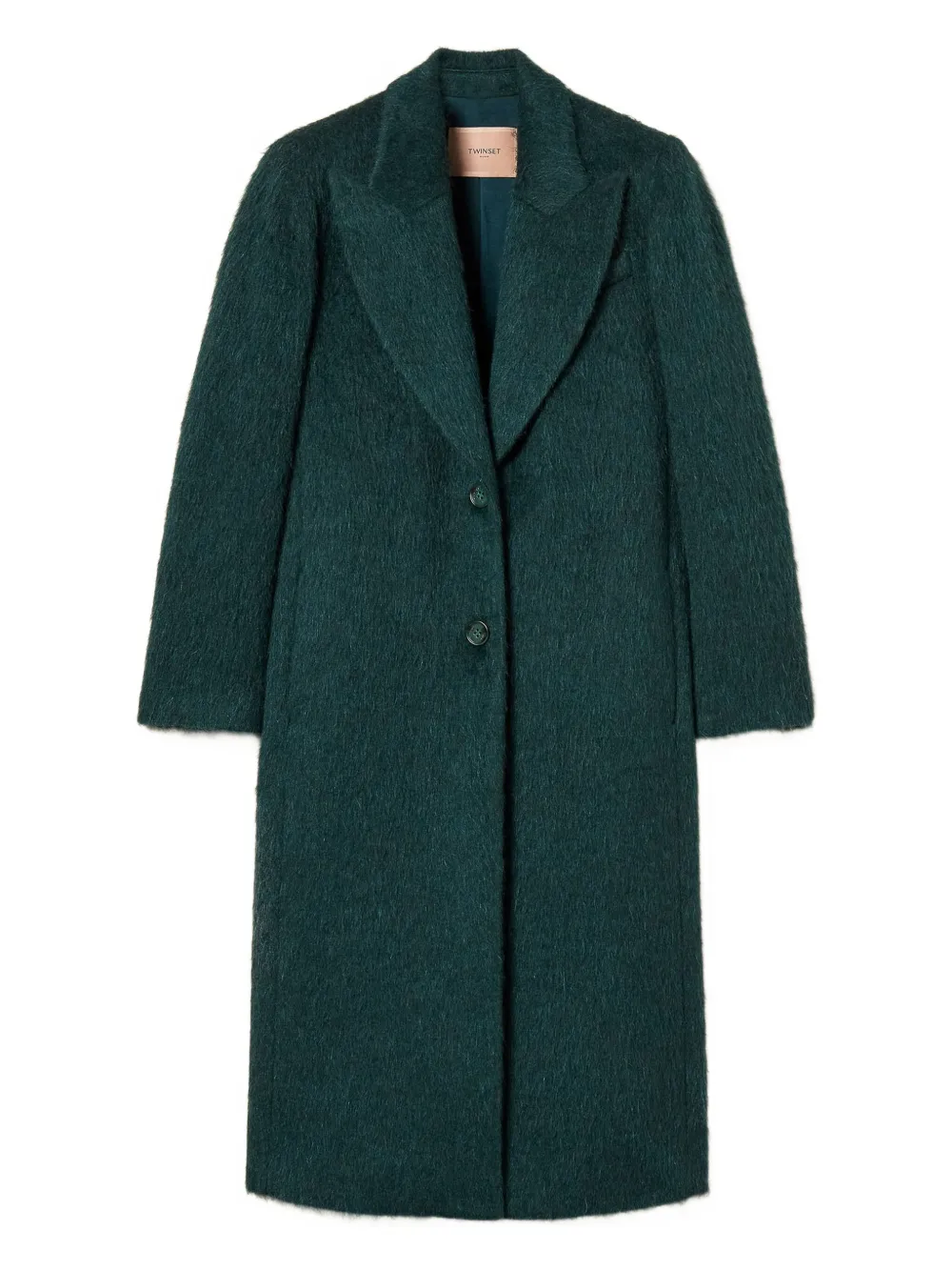 

Шерстяное пальто TWINSET, зеленый