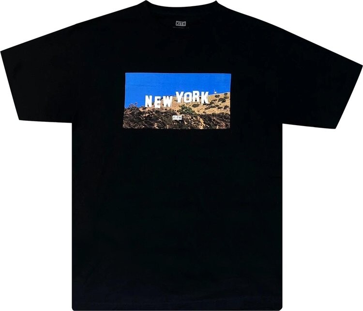 

Футболка Kith NY Sign Tee 'Black', черный