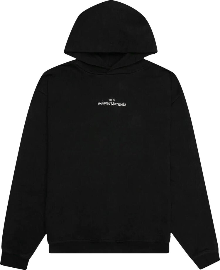 

Худи Maison Margiela Logo Hoodie 'Black', черный