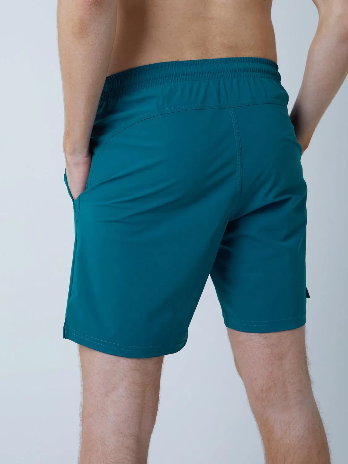 Спортивные шорты Sportkind Regular Workout Pants Shorts regular, темно-бирюзовый — фото 4