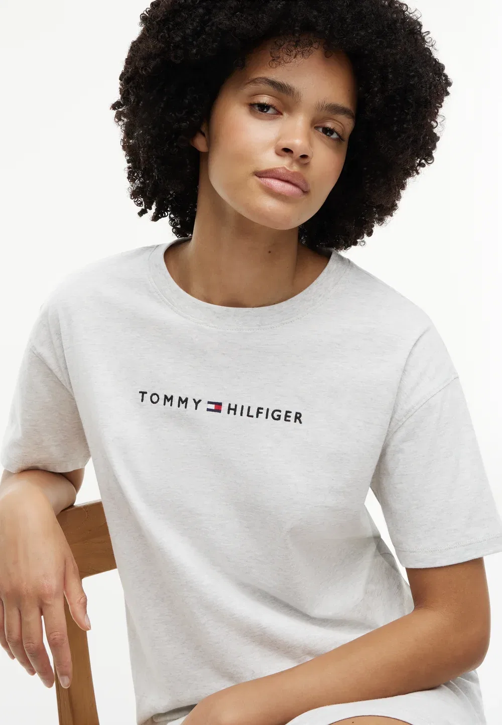 Ночная рубашка Tommy Hilfiger, Warm Ice Grey Heather — фото 3