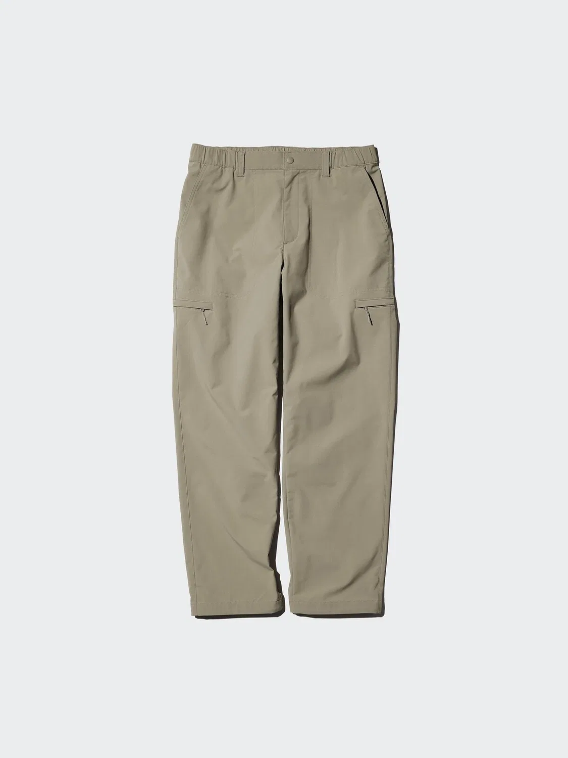 Брюки Uniqlo, базовые, бежевый