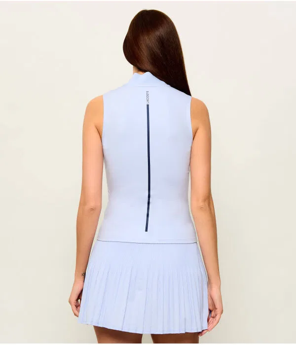Топ женский Lacoste Slim Fit, Azzurro — фото 3