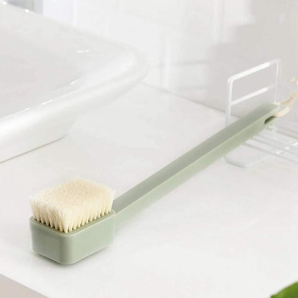 Щетка для тела с длинной ручкой SlimpleStudio, Зеленый/Белый — фото 4