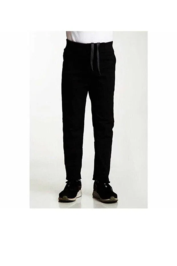 Детские брюки для девочек прямого кроя с эластичным поясом Nacar Store, Black