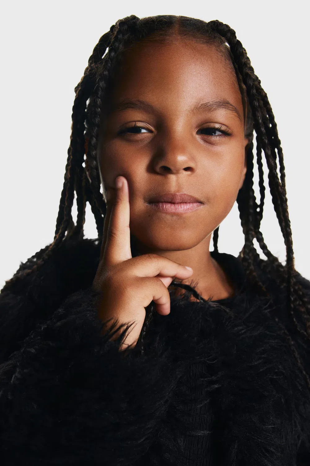 Пушистый кардиган H&M, Schwarz — фото 2
