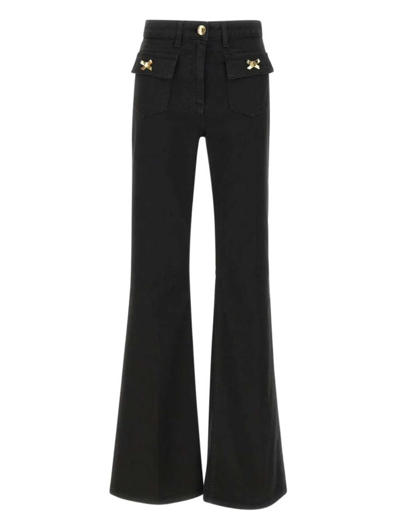 

Расклешенные джинсы Elisabetta Franchi, черный