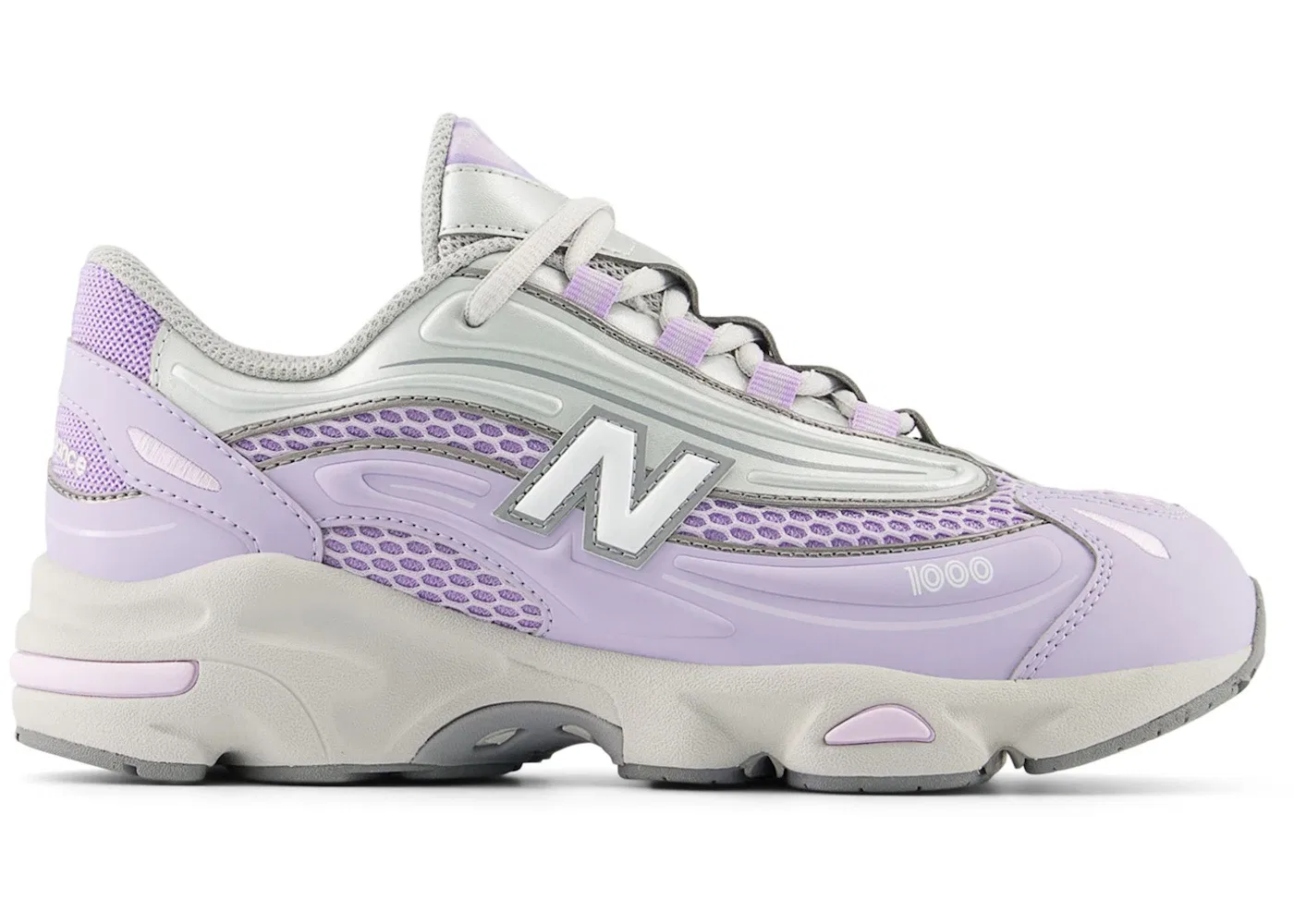 Детские кроссовки Lifestyle New Balance 1000, Bright Lavender Light Silver Metallic