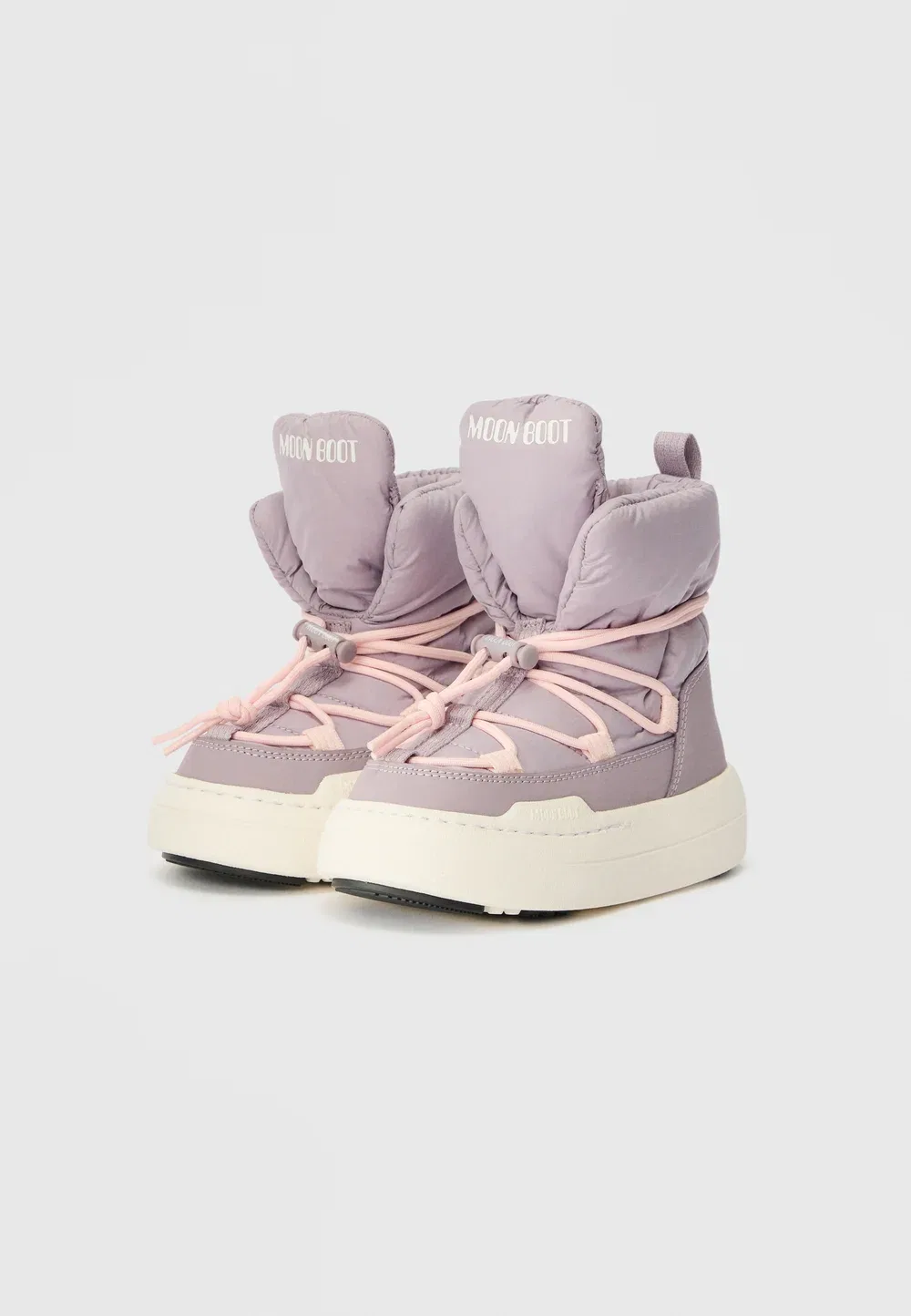 Парковые шнурованные ботинки средней высоты, унисекс, зимние Moon Boot, Lilas — фото 2