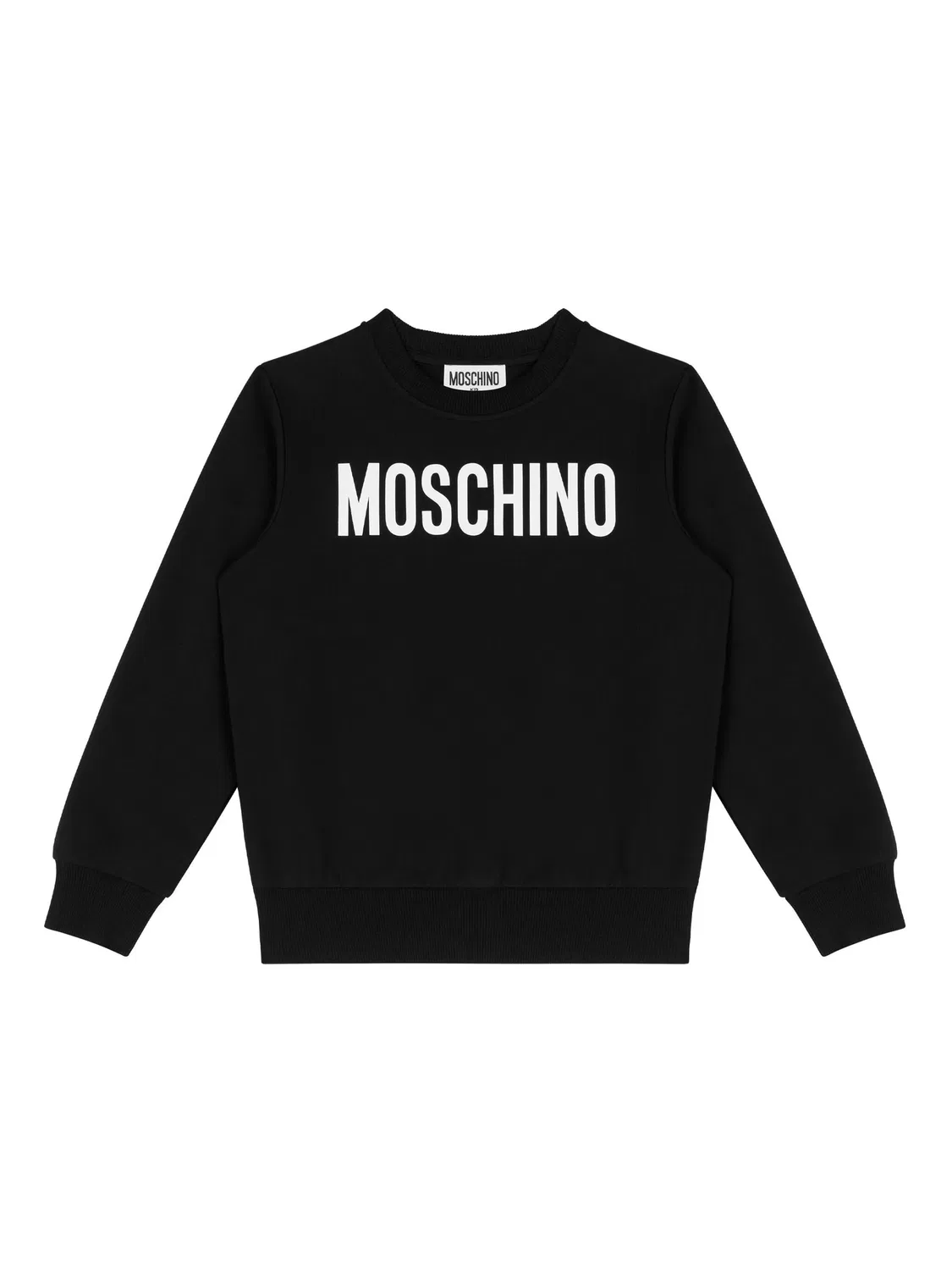 Свитшот с логотипом Moschino Boutique Moschino, черный