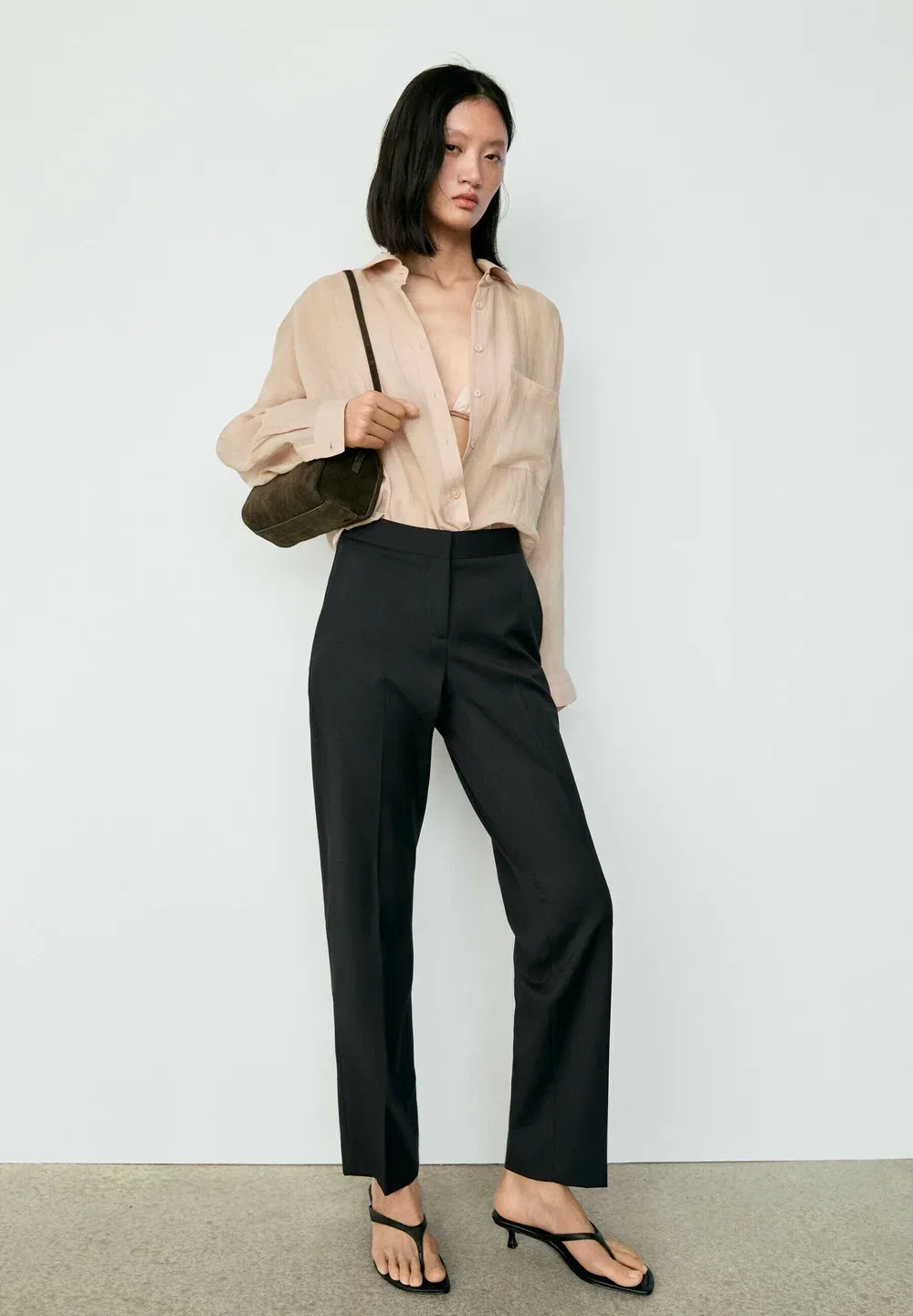 Брюки Massimo Dutti, Dark Blue — фото 2