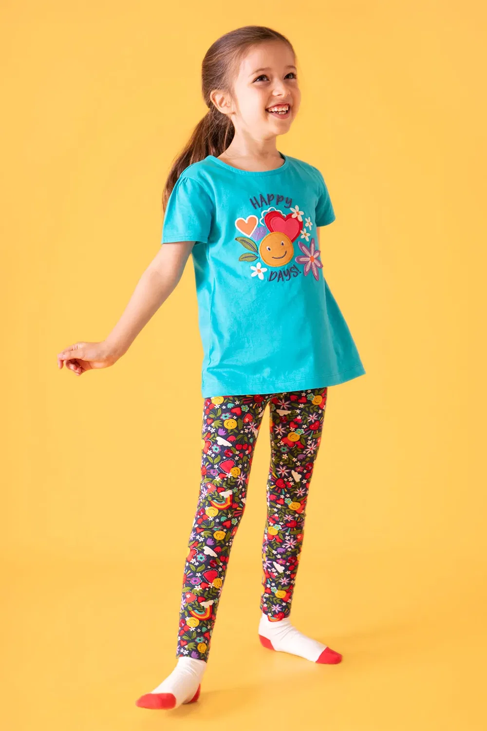 Детские леггинсы Leona Frugi, Blue — фото 2