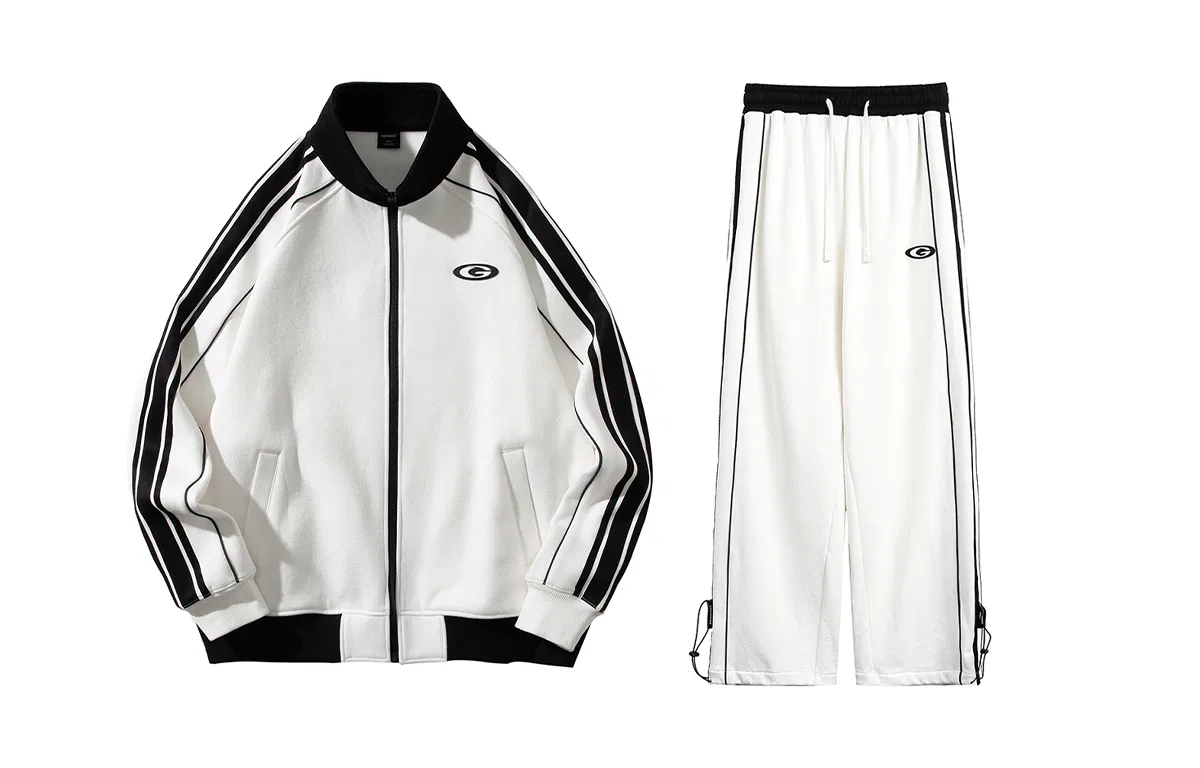 Детский комплект свитшотов с принтом GOLFCROSS, White Set