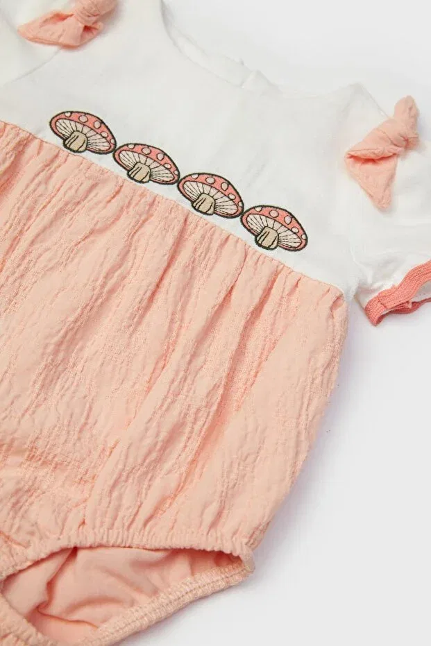Детский комбинезон для девочек хлопковый Layette, Somon — фото 3