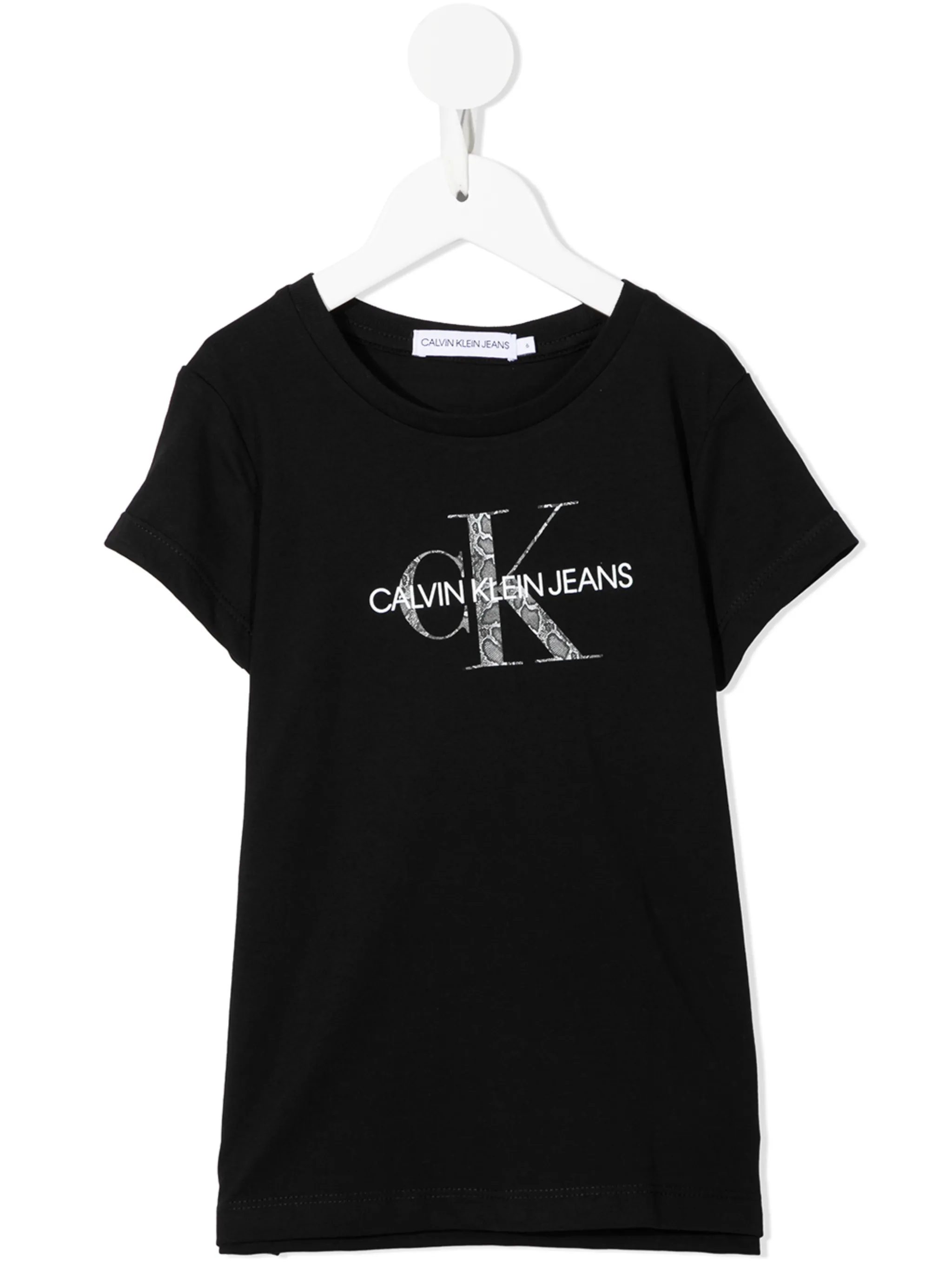

Футболка с логотипом Calvin Klein Kids, черный